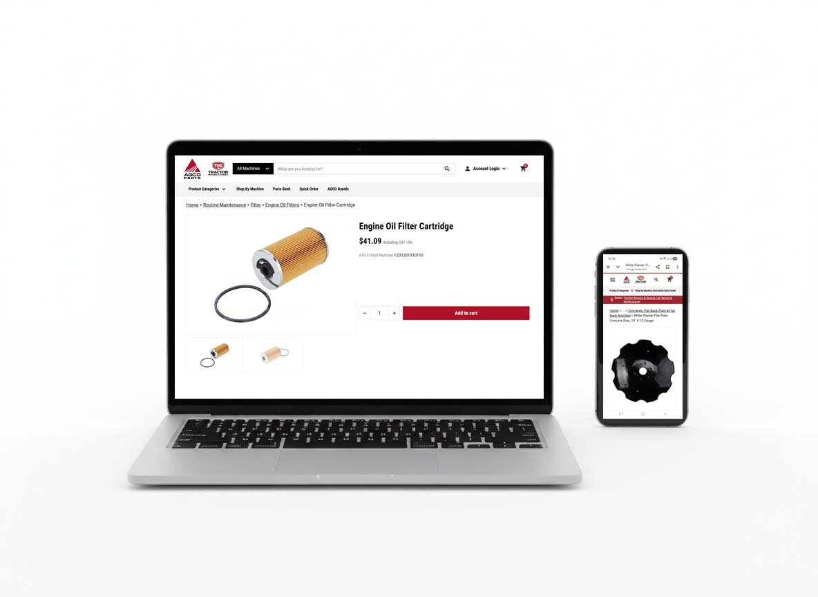 AGCO Parts Order Online TRS