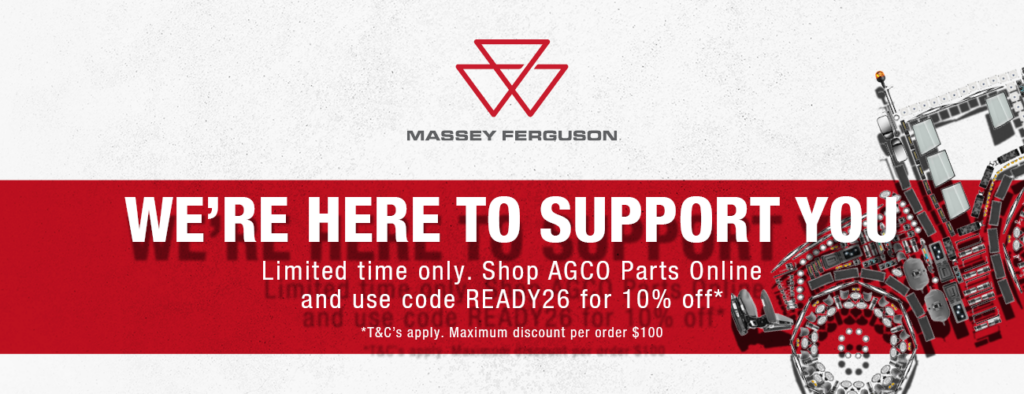 10% Off AGCO Parts for Massey Ferguson Parts