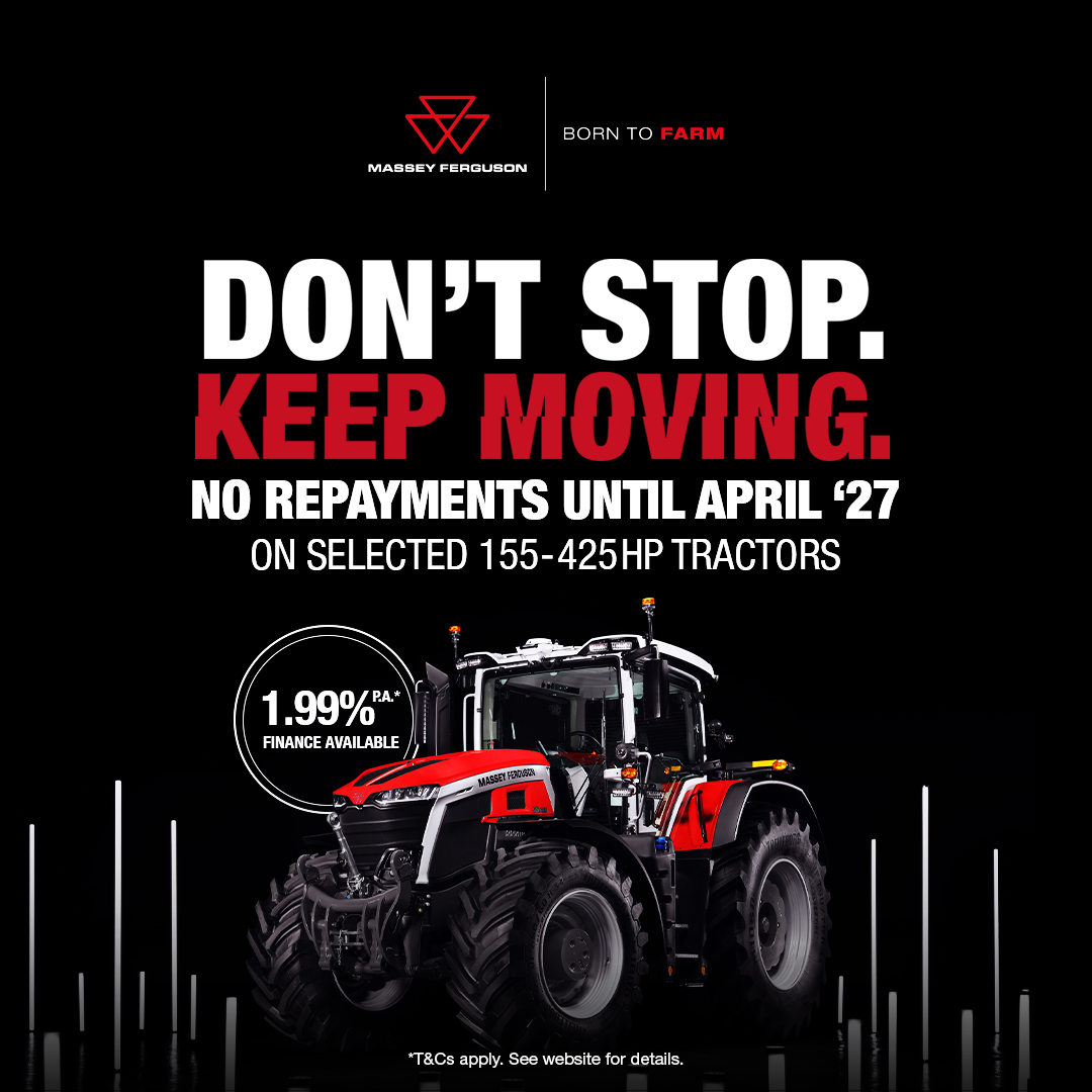 Massey Ferguson "Dont' Stop. Keep Moving' deal on Tractors